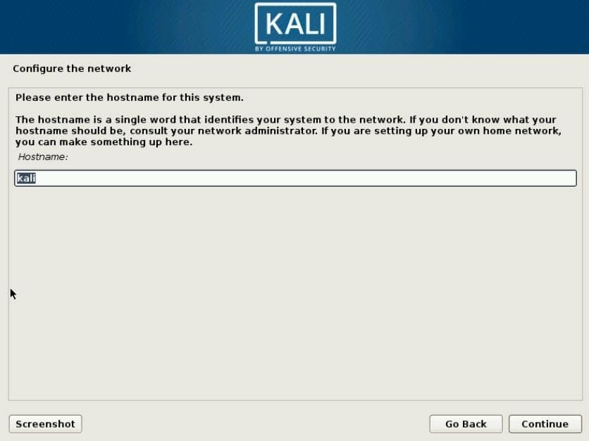 نصب Kali Linux